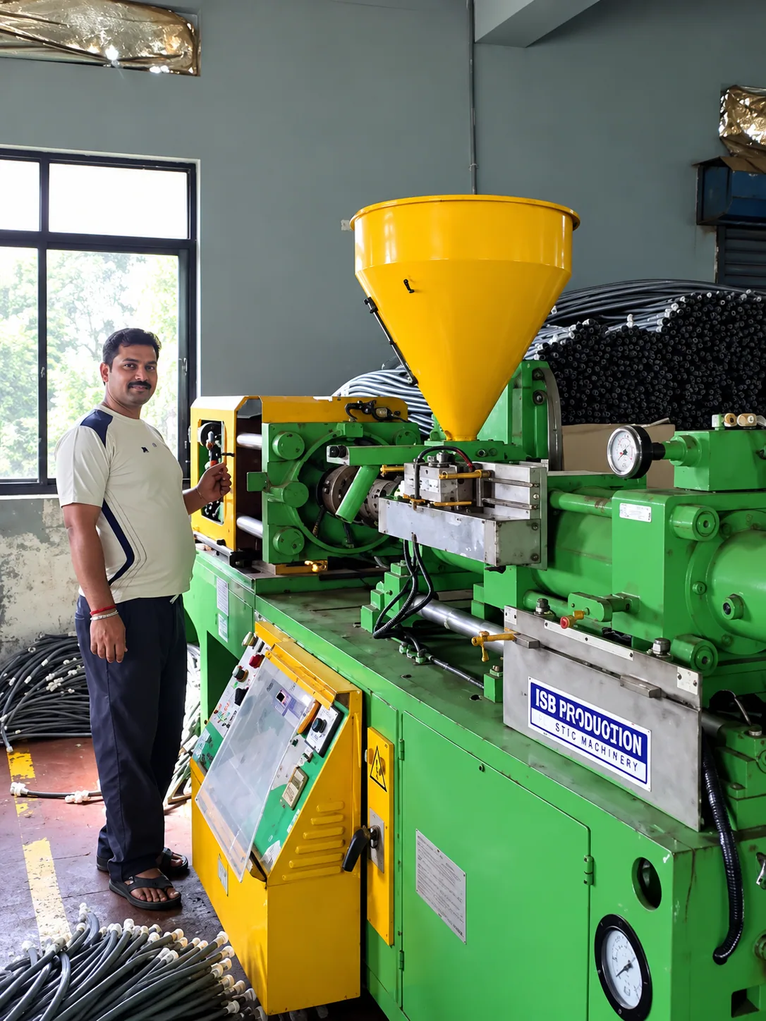 Injection molding equipment — view 2